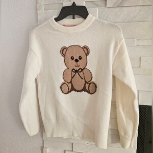 Cozy Cream Teddy Bear Sweater